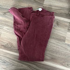 Anthropologie cranberry pants